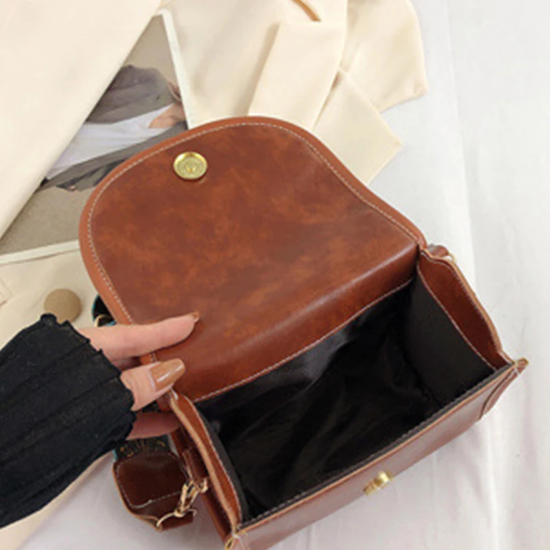 Vintage Flap Shoulder Bags for Women Luxury Style Crossbody Designer Messenger Bag Purse Female Rero Ladies Handbag Clutch