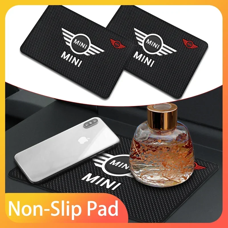 

Car Mobile Phone Mat Dashboard Mat Rubber Mat Non-Slip Pad For Mini Cooper R50 R52 R53 R55 R56 R60 R61 F54 F55 F56 F60 Clubman