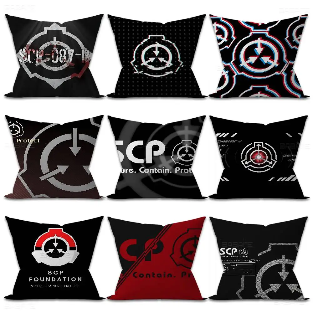 Popular Foundation Scp F-Foundation Game Maple Design Cushion Cover Happy Autumn Harvest decor Holiday Decorati Pillow Cover