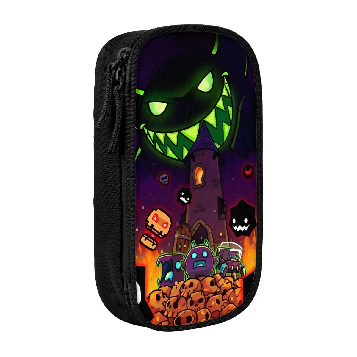 

Posters De Pencil Cases Geometry Cube Gaming Dash Pencil Box Pen Holder Large Storage Bag Students School Zipper Stationery