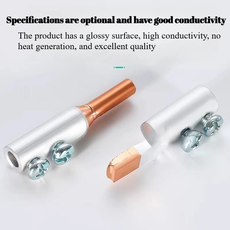 Pressure-Free Copper Transition Connector, New Screw Wiring, Quick Wire Connector & Tube Pin Terminal