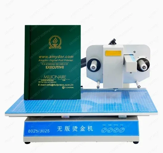 Flatbed Digital Aluminium Hot Gold Foil Stamping Printer Automatic Printing Machine for invitation letter book cover