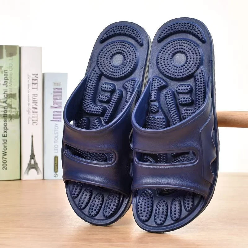 

New Men's Summer One Word Acupressure Slipper Unisex Soft Sole Non Slip Anti Odor Home Slipper Acupressure Slipper