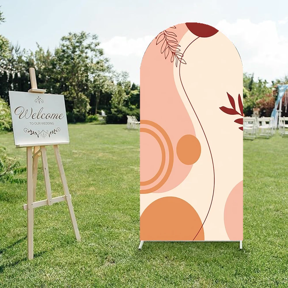 Mochicka بوهو قوس قزح خلفية مجردة المشهد الزفاف عيد ميلاد كيارا قوس خلفية غطاء مقوس النسيج خلفية الدعامة