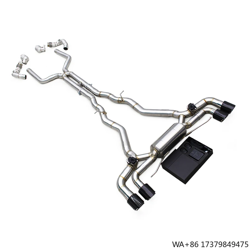 

YD Four Door Exhasut Catback Pipe for BMW M8 Coupe F93 4.4T 2019-2024 Stainless Steel Exhaust Pipe with 300 Cell Downpipe