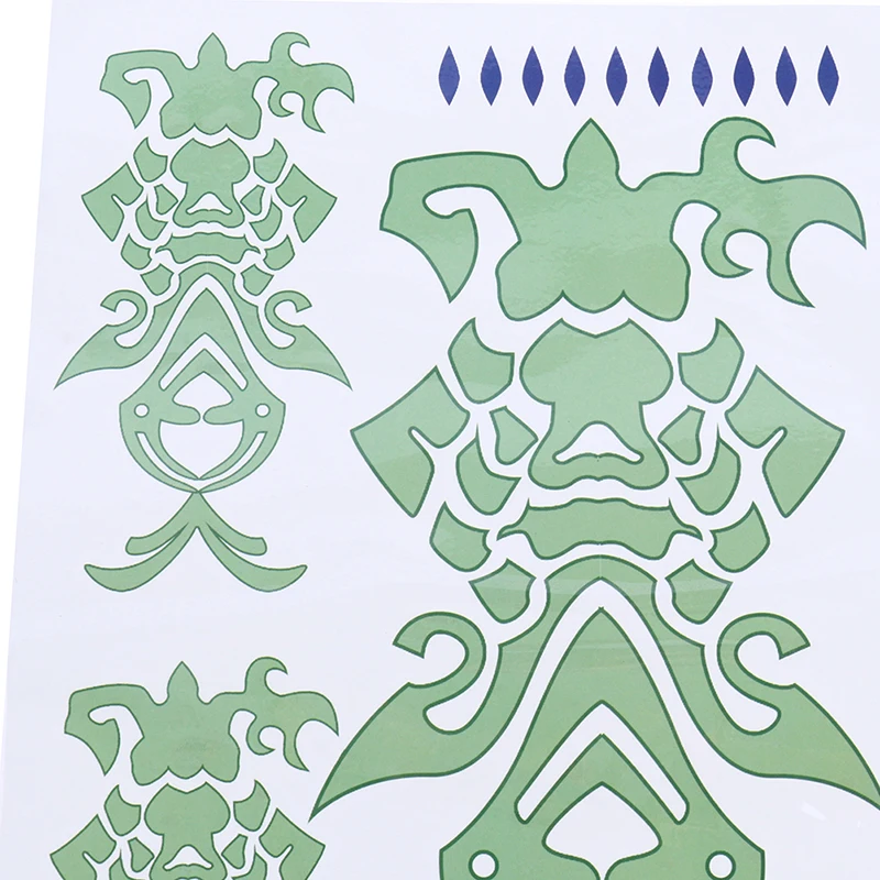 Anime Genshin Impact Sticker Cosplay Prop Xiao Accessories Waterproof Tattoo Stickers Party Accessories