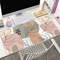 tapis de souris tapis de souris xxl tapis de souris kawaii tapis de souris gaming set de table Grand tapis de souris de bureau, accessoire esthétique, style Boho abstrait, taille Xxl, pour jeu, extensible