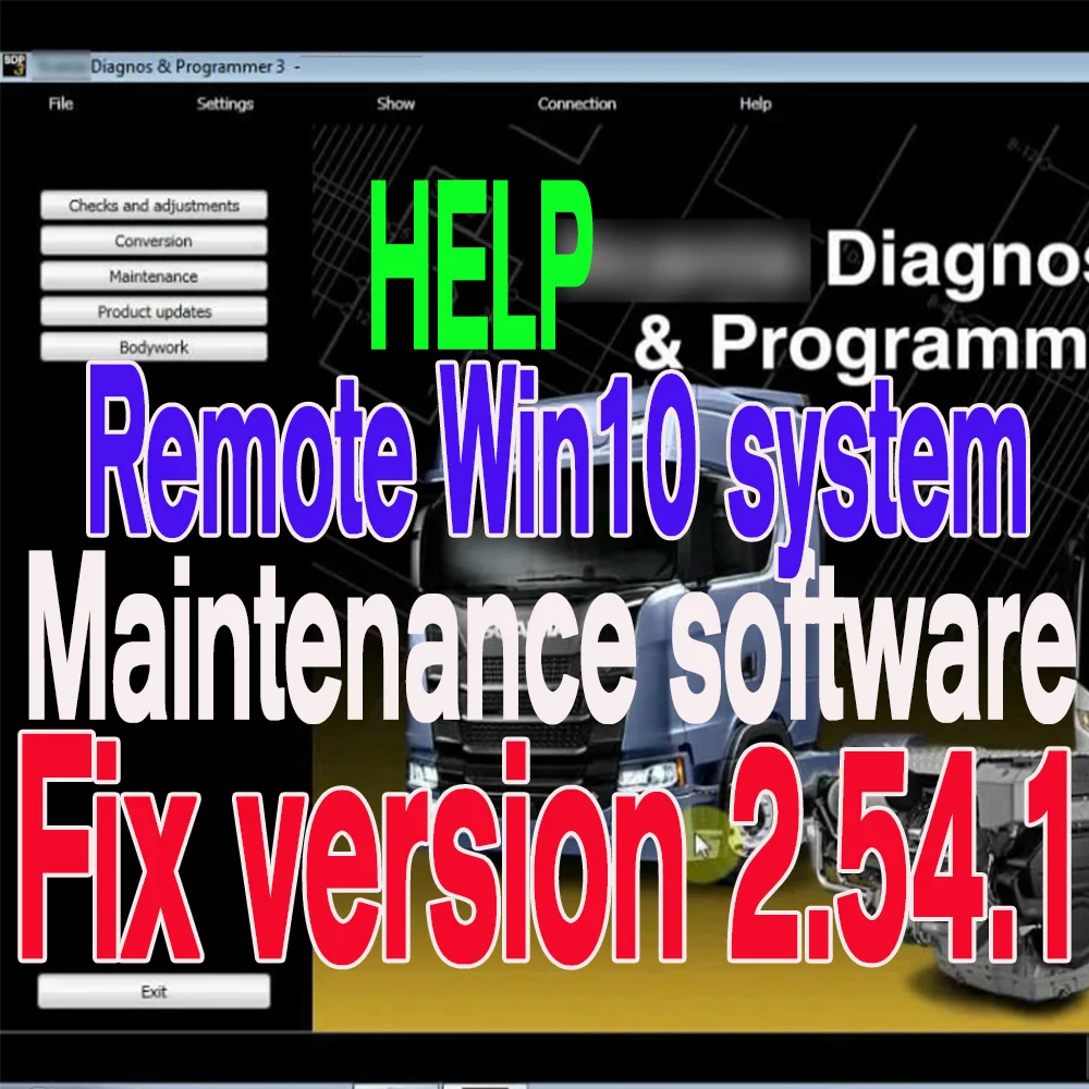 2025 Repair softwar SDP3 2.54.1 SCAN Trucks Heavy Diagnostics AUTOCOM Scanner for Scania VCi3 With Activator WIN 10 Unlimited