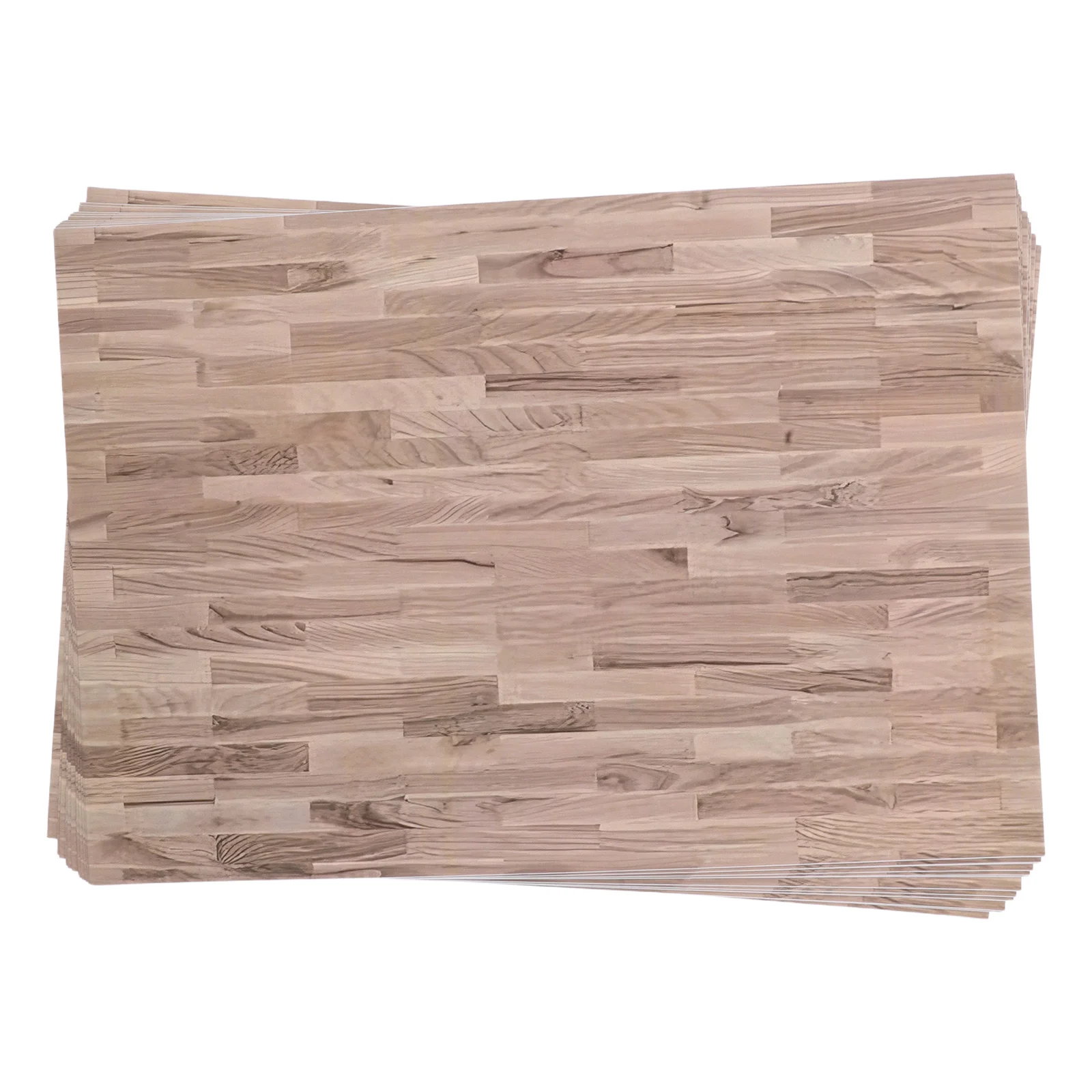 

12Pcs Wood Grain Floor Stickers 1:12 Scale Miniature House Flooring Peel and Stick Decorative Paper Realistic Simulation Design