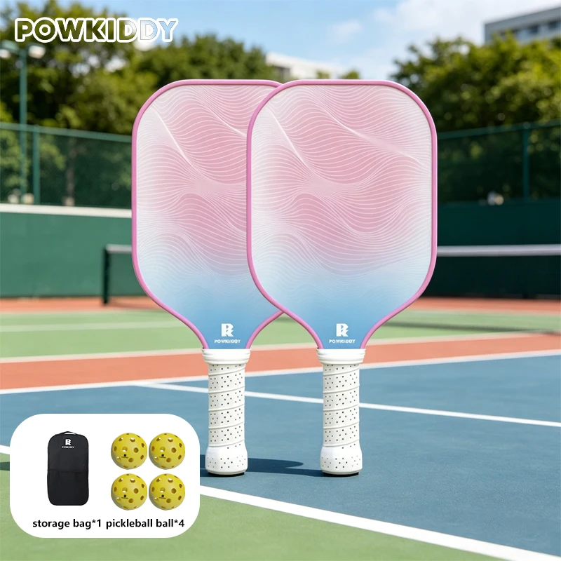 Latest Design Fiberglass Pickleball Paddle Premium Surface Pickle Ball Racket Comfort Grip for Professional & Recreational Play