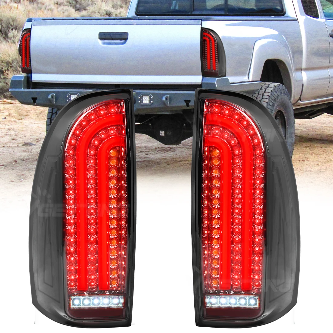 

Tail Lamps For Toyota Tacoma 2005 2006 2007 2008 2009 2010 2011 2012 2013 2014 2015 Running Brake Reverse Turn Signal Tail Light