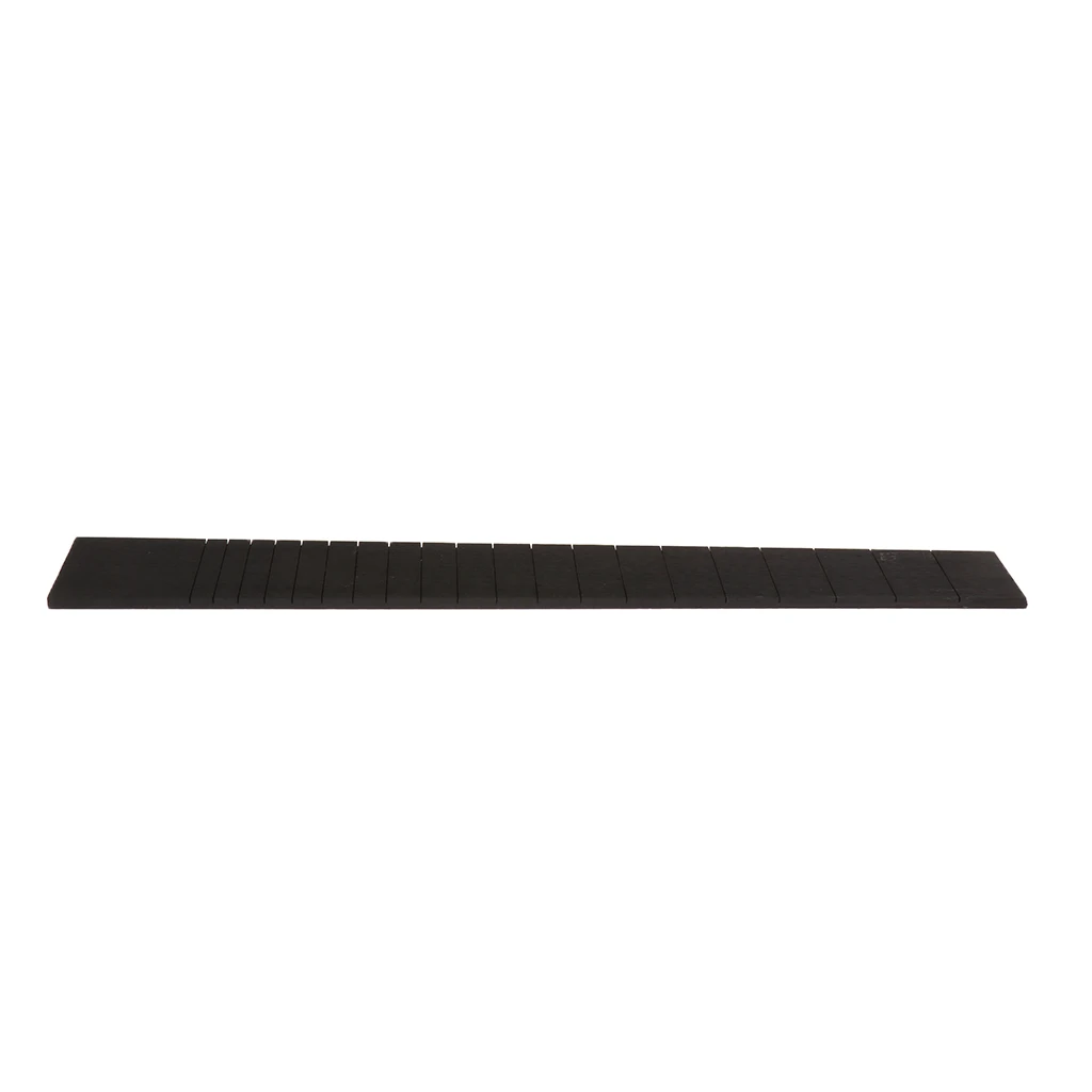 

DIY Ebony Guitar Fingerboard Wood 20 Frets for Acoustic Classical Guitar Neck High Hardness Replacement