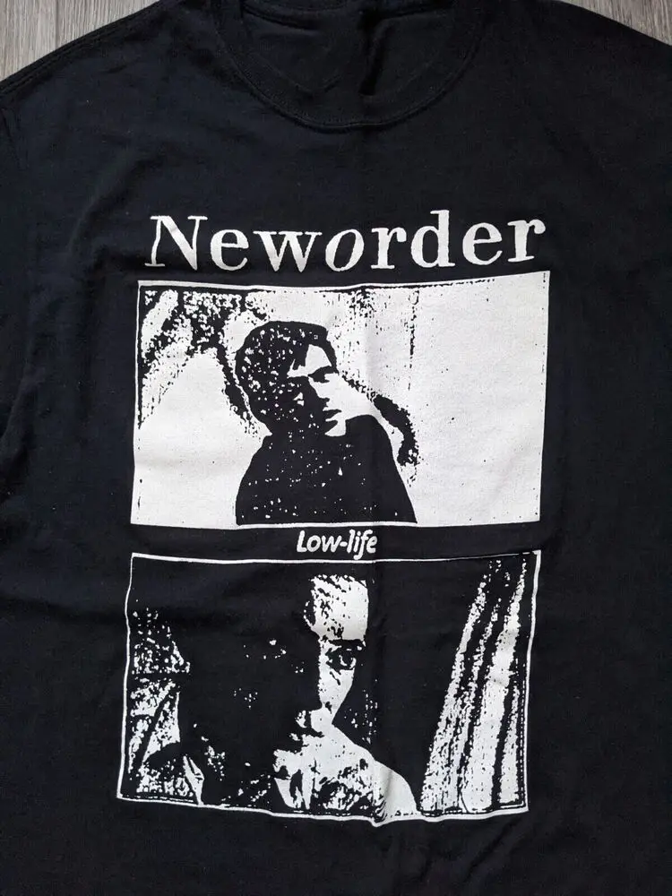 New Order Band Low Life Shirt Classic Black Unisex All Size S-5XL NE2473