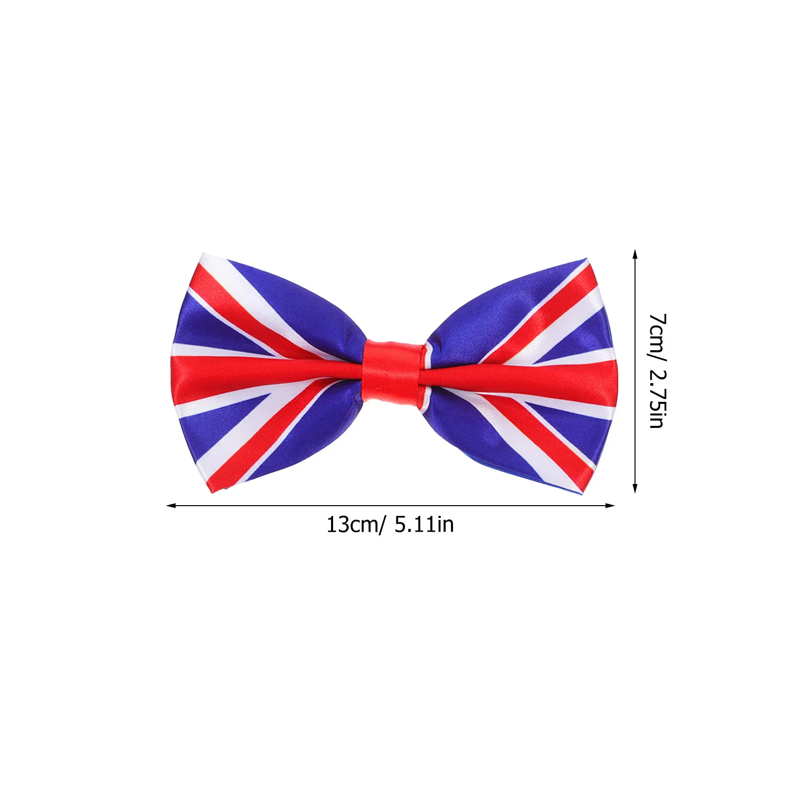 Men Uk Flag Bow Tie Patriotic Novelty Bowknot for Suit Wedding Party Graduation British Celebration Men Neckwear Accessories