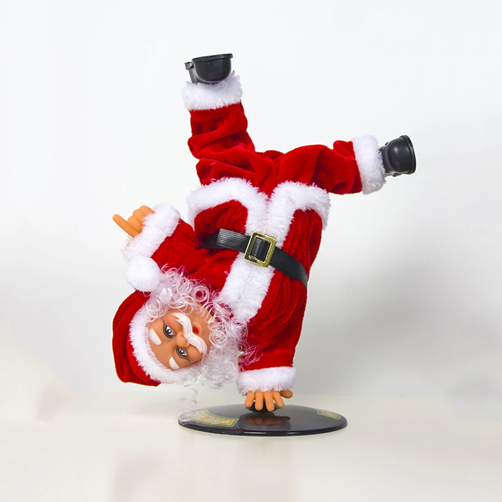 

Street Dance Decorations Dancing Santa Music Christmas Toy Singing Child Figurine Christmas Decorations Holiday Present DIY