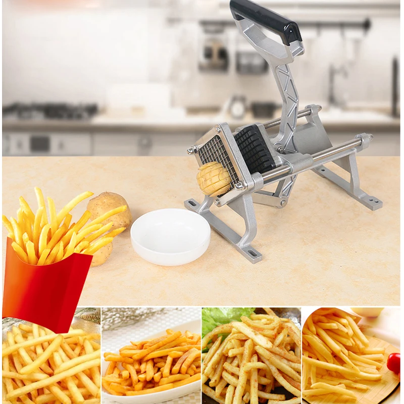 Stainless Steel Manual Cutting Machine French Fries Cutting Potato Cutting Machine Radish Cucumber Radish Cutting Machine