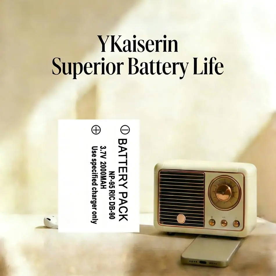 

Long-Lasting Camera Battery For Fujifilm Finepix F30 F31fd Real 3D W1 X-S1 X100 X100s Ricoh Gxr 2000Mah NP-95