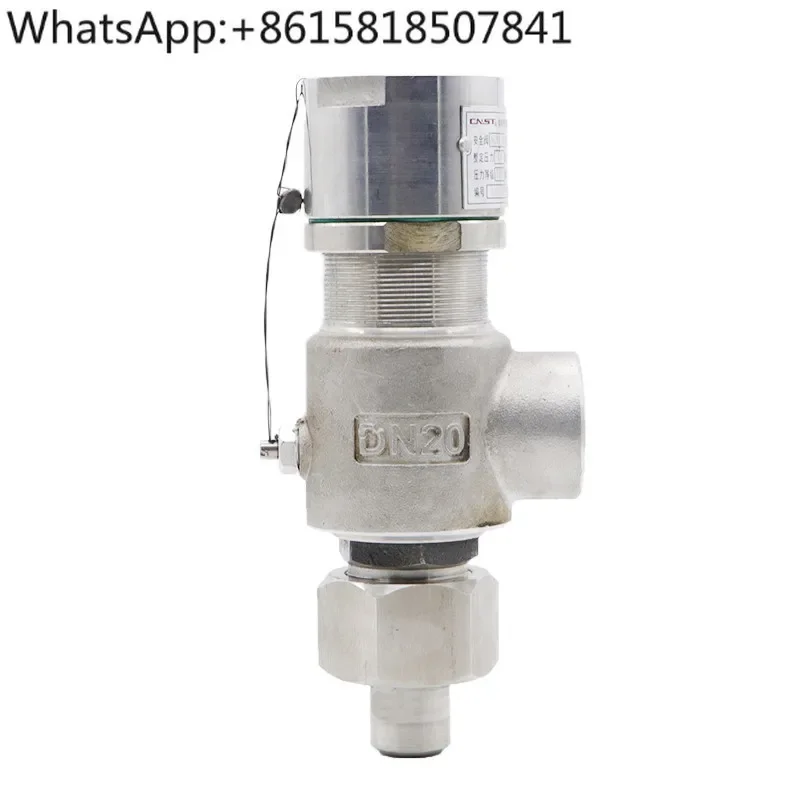 A21W-16P Stainless steel spring micro-opening external thread safety valve DN10 15 20 25 32 40 50