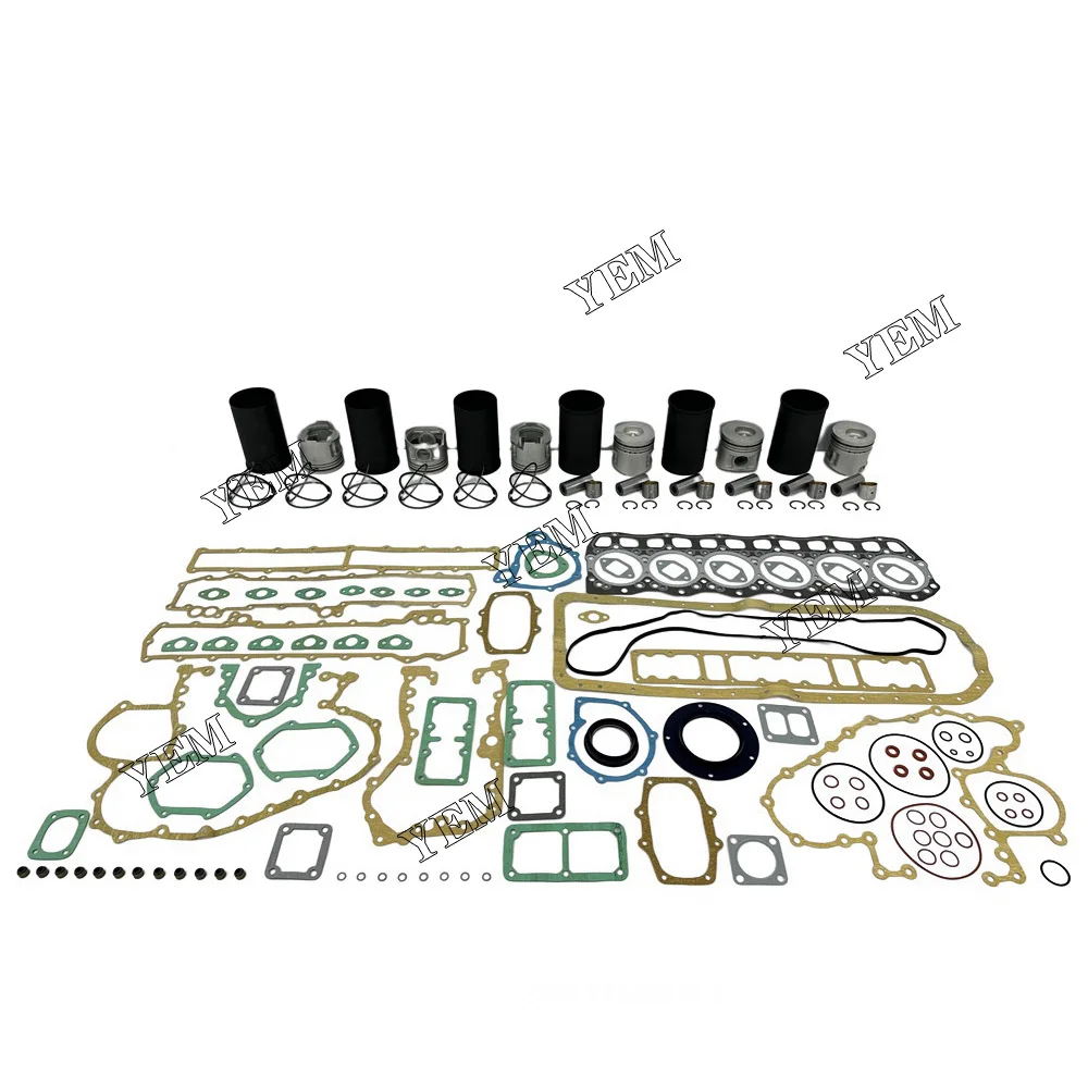 6D17 Overhaul Kit With Gasket Set For Mitsubishi Engine.