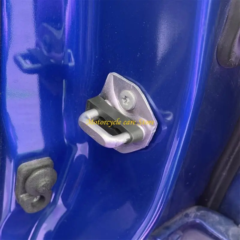 

U75F 4Pcs Door Lock Buffer Damper Soundproof Pad Damping Protector for Car SUV