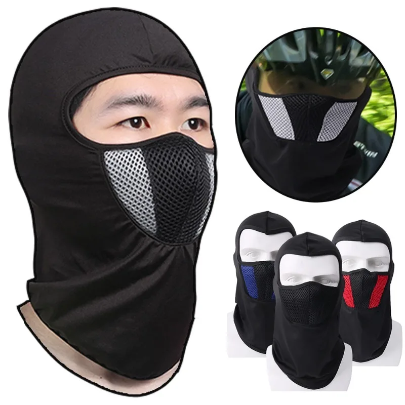 

Bicycle Cycling Windproof Headgear Summer Outdoor Sports Cycling Head Cover Ice Silk Sunscreen Mask Motorcycle Dustproof Mask