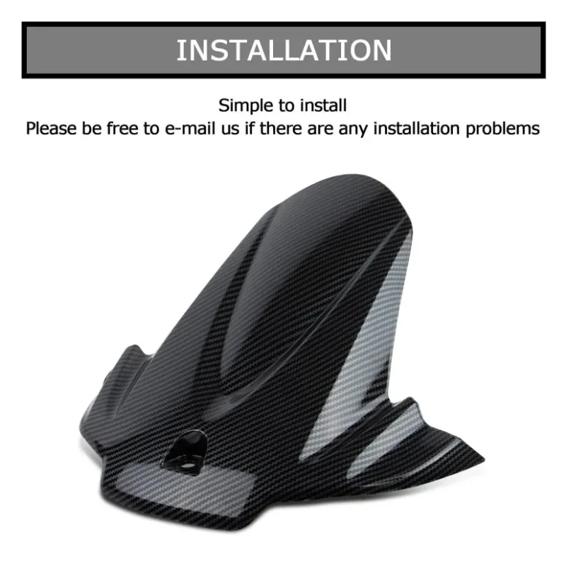 DWOE Motorcycle Accessories Rear Fender Mudguard Tire Hugger For Suzuki GSXR1000 K9 2009 2010 2011 Motobike modification