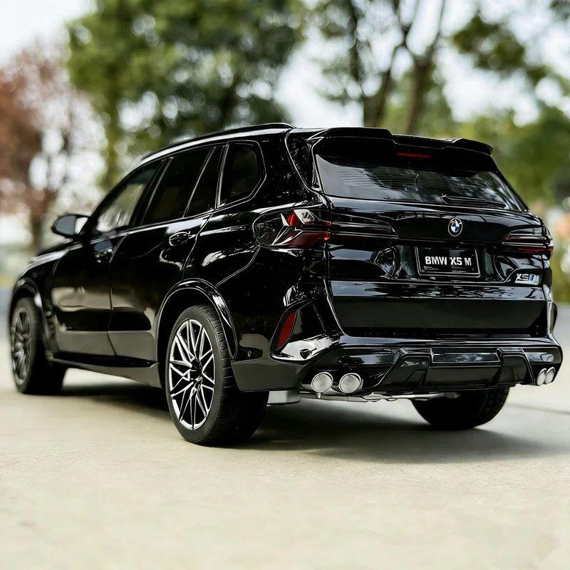 

Масштабная модель автомобиля BMW X5M X5 SUV 1:24, литая металлическая внедорожная машина, высокодетализированная, со звуком и светом, детская игрушка, подарок