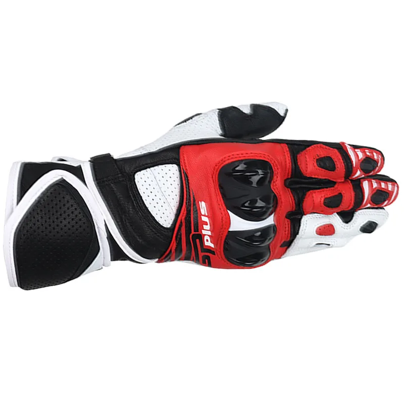 Two-X Gp Plus R V2 Motorcycle Race Long Gloves Security Protection Windproof Touch Screen Men's Leather Motorbike Glove view 2