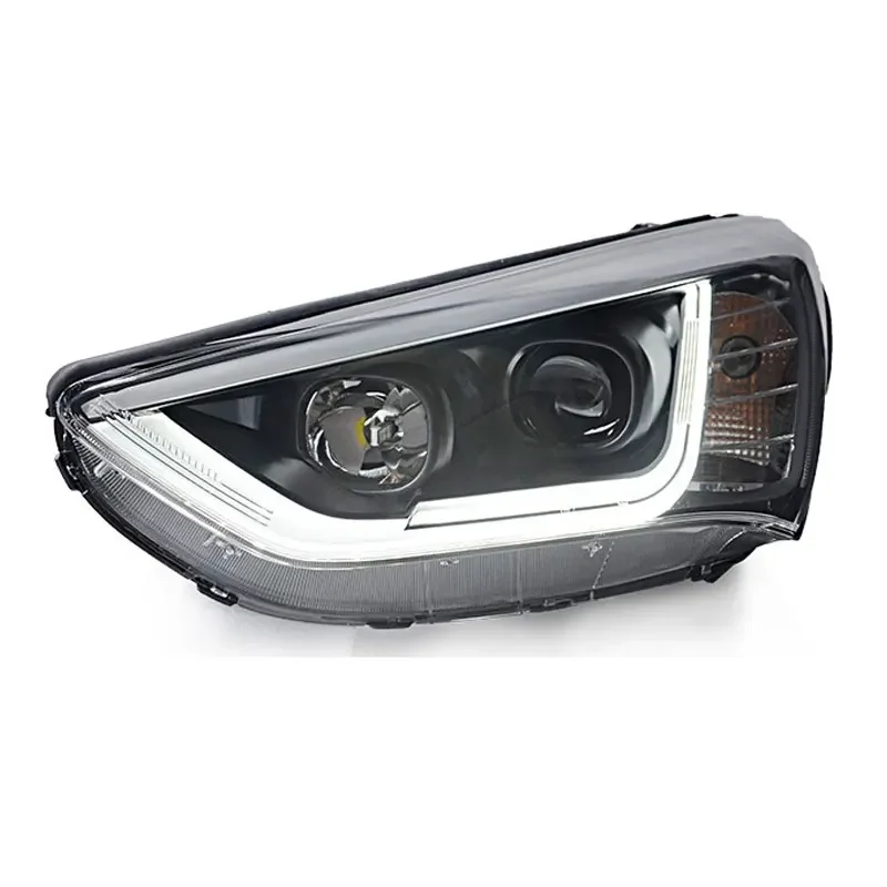 Led Head Lamp for Hyundai Sante FE IX45 LED Headlight 2013-2016 Headlights DRL Turn Signal High Beam Angel Eye Projector Lens
