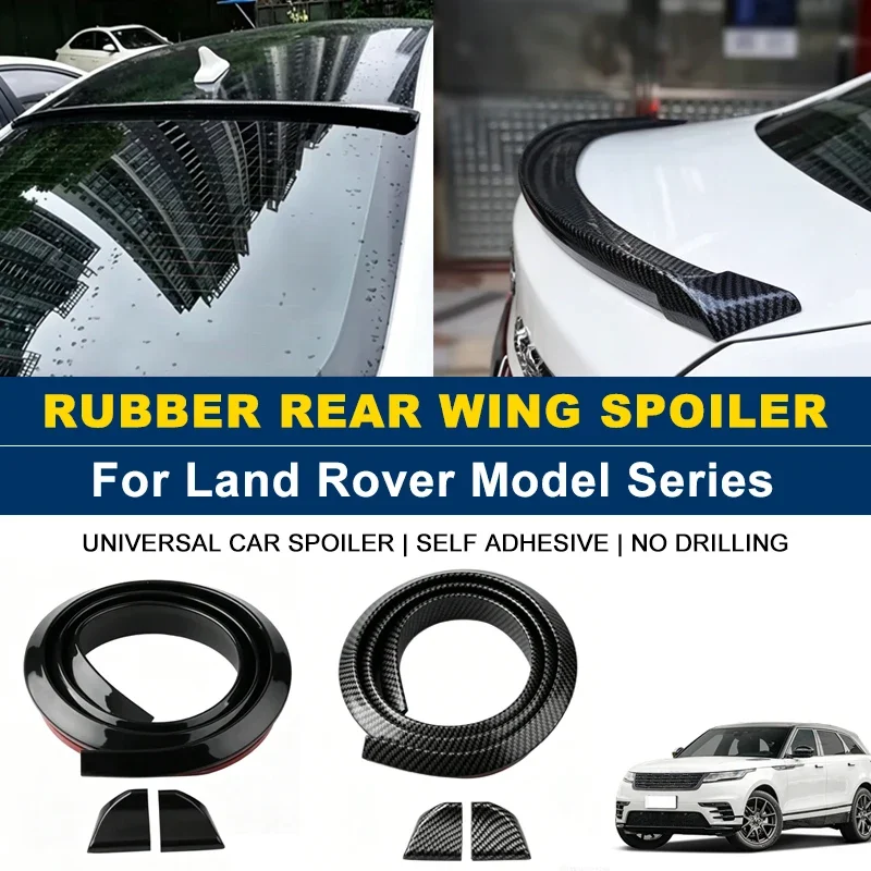 

For Land Rover Range Rover Evoque Velar Discovery Sport Defender 1.5M Self-Adhesive Rear Spoiler Wing No Drill Trunk Lip Parts