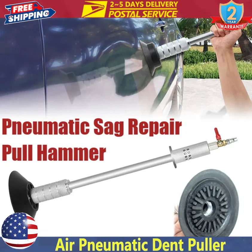 

Air Pneumatic Dent Puller Car Auto Body Repair Suction Cup Slide Tool Hammer Kit Powerful Suction Cup Not Damaging The Car Paint