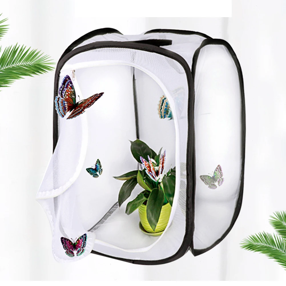 

30 X30cm Insect-proof Cage Small Creature Habitat for Kids Pet Outdoor Exploration Toys House Concentration Observation
