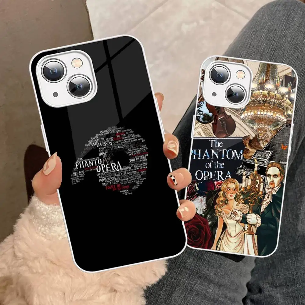 The Phantom Of The Opera Tempered Glass For Iphone 14 13 12 11 Pro Mini XS MAX 14Plus X XS XR Cover