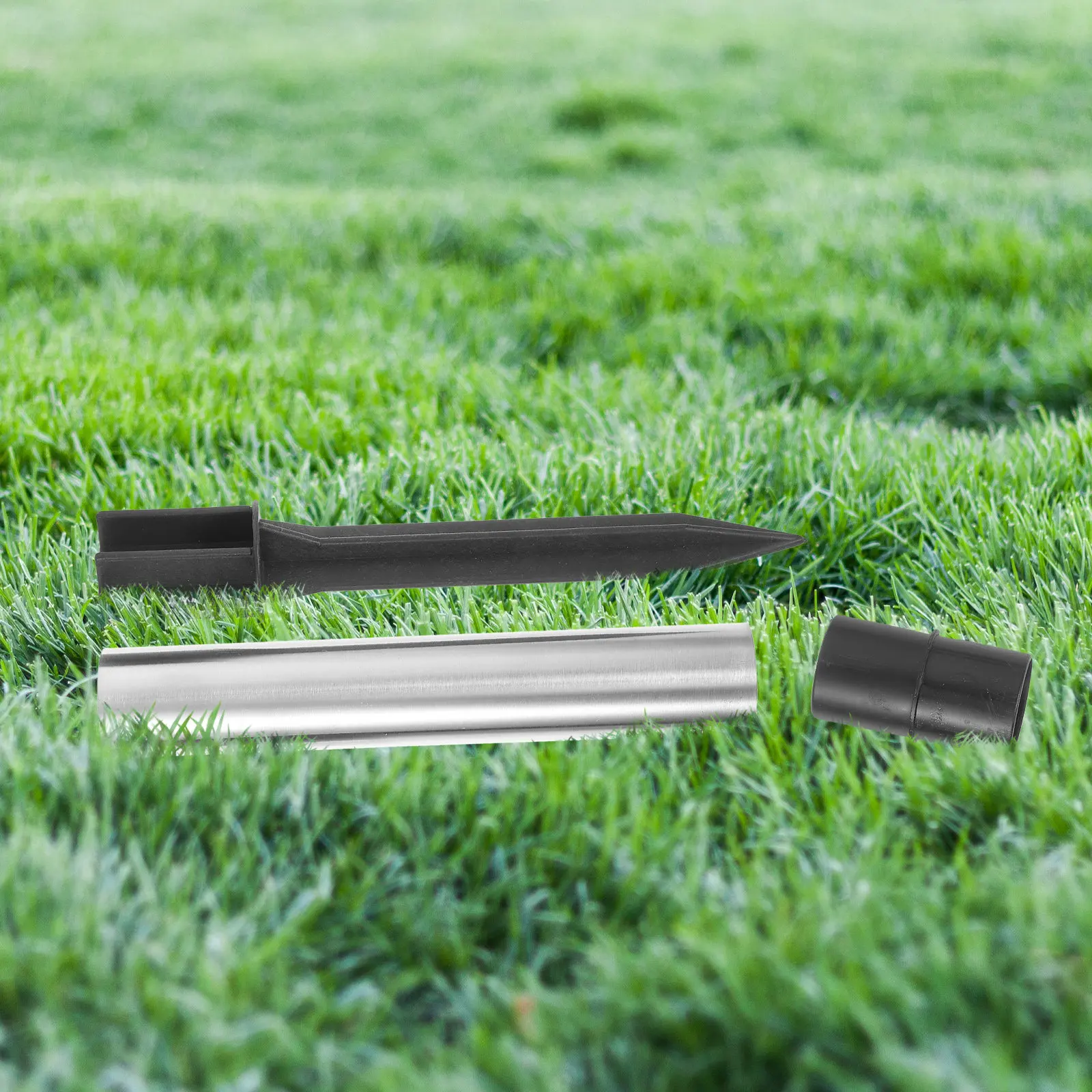 1Set Replacement Ground Stake Joint Connector Stainless Steel Hollow Rod for Garden Solar Light Outdoor Yard Lawn Pathway
