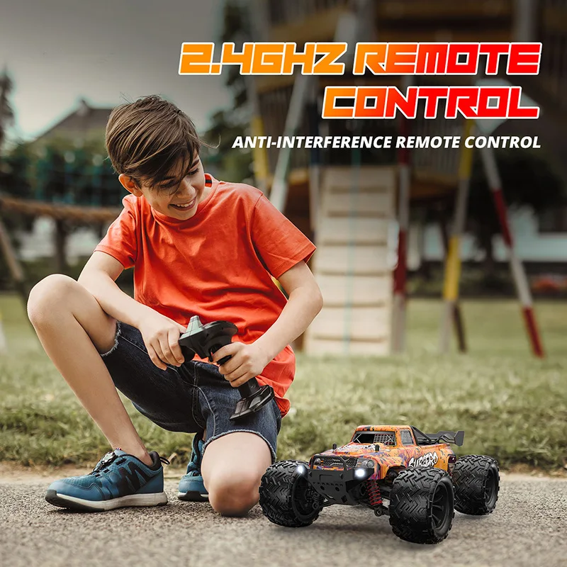 All-Terrain Rc Remote Control Truck Off-Road Monster Waterproof High-Speed Four-Wheel Drive Off-Road Climbing Toy Car Gift