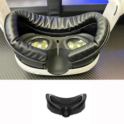 VR Leather Face Mask Lightproof VR Facial Interface Sweatproof Mask Face Cushion For Quest 3 Accessories For Meta Quest 3