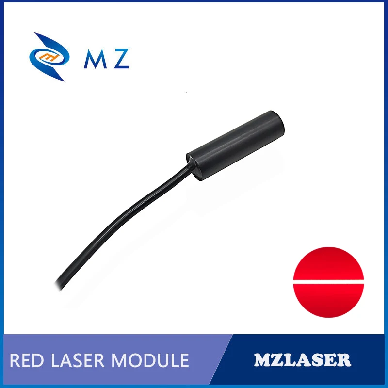 Imagem -05 - Linha Vermelha Módulo do Diodo Laser com Adaptador Categoria Compacta Industrial D12 mm 635nm 5mw 20mw 3v 5v 12v 24v Venda Quente