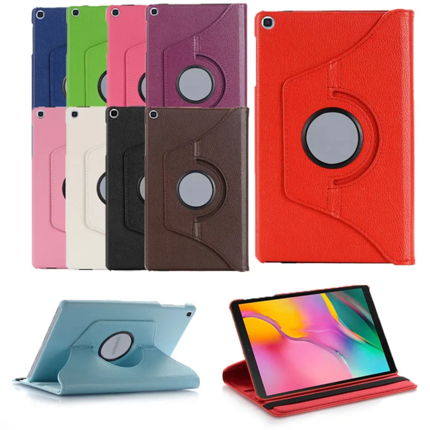 8.0'' Coque    Tab A 8.0 2019 SM-T290 T295 T297 Case  Rotation Smart PU Case   Tab A 8.0 T290 Cover