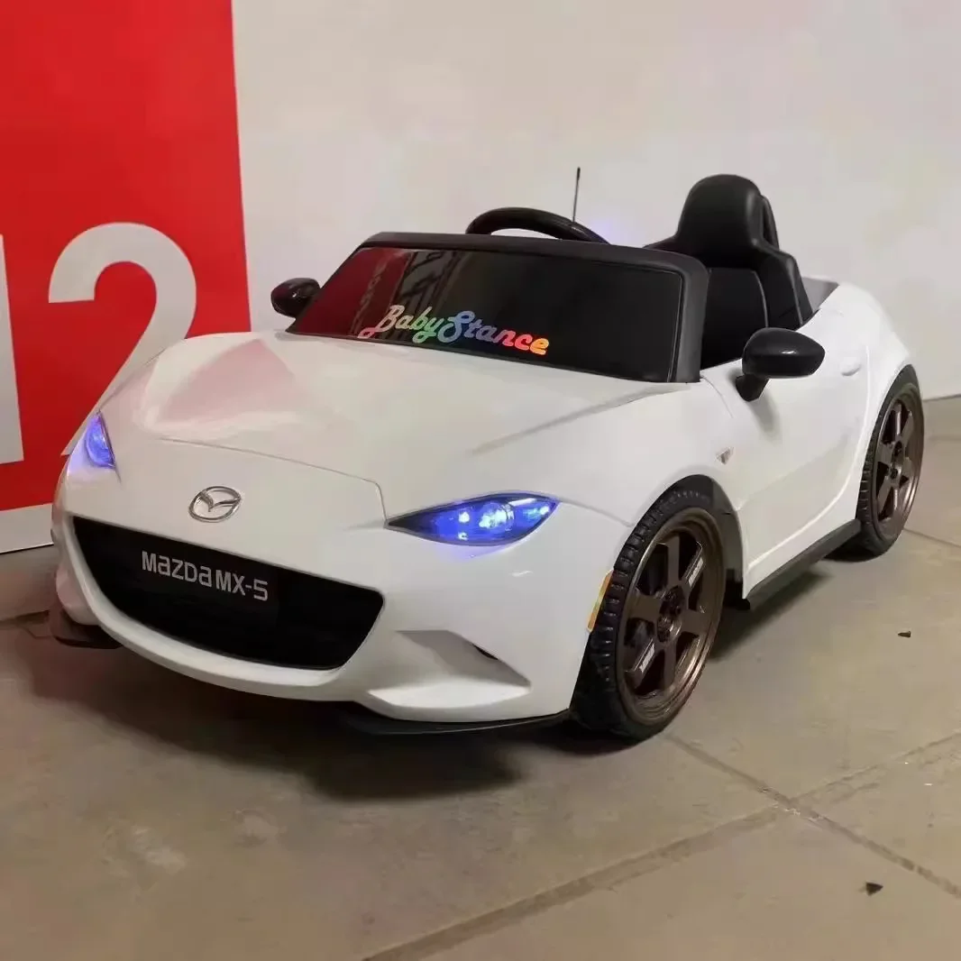New children's electric vehicle four-wheeled car toy car remote control car can seat infants and toddlers rocking charging