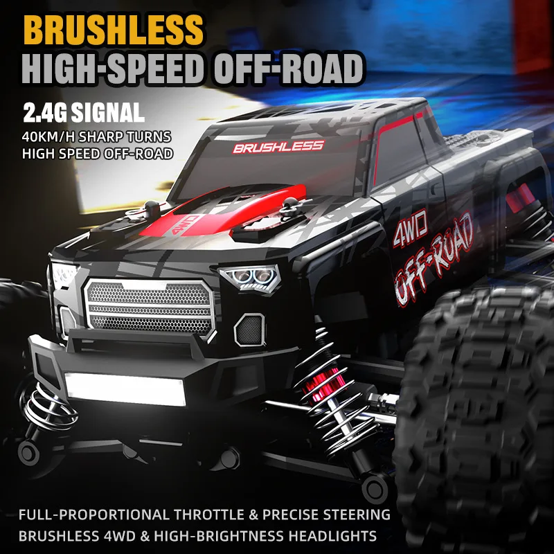 

НОВЫЙ JJRC C8811 1/20 радиоуправляемый автомобиль для бездорожья 4x4 Бесщеточная мощность 40 км/ч Радиоуправляемая скорость автомобиля Грузовик Игрушка с дистанционным управлением Дети