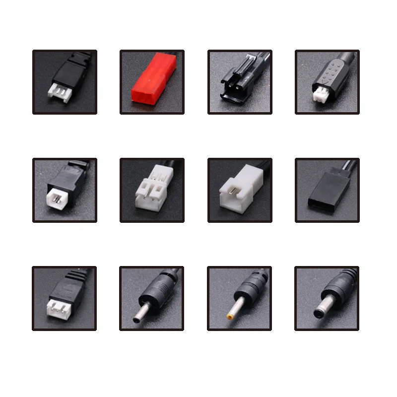 RC USB-зарядка 3,7 В, кабель для зарядного устройства для литиевой батареи, USB-разъем JST/SM/Futaba для 3Rc Drone Quadcopter