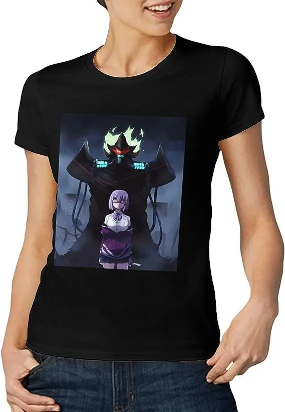 The Anime Seven Deadly Sins Shirt Women's Fashion Short Sleeve Cotton T Shirts Quick Dry Pattern Custom Tee Tops Black