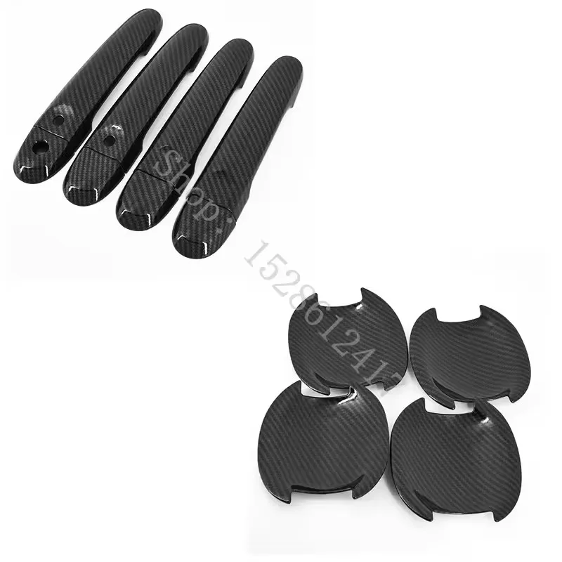 لنيسان ملاحظة E12 2013 2014 2015 2016 ~ 2019 غطاء مقبض باب السيارة ملصقات الكسوة اكسسوارات السيارات التصميم