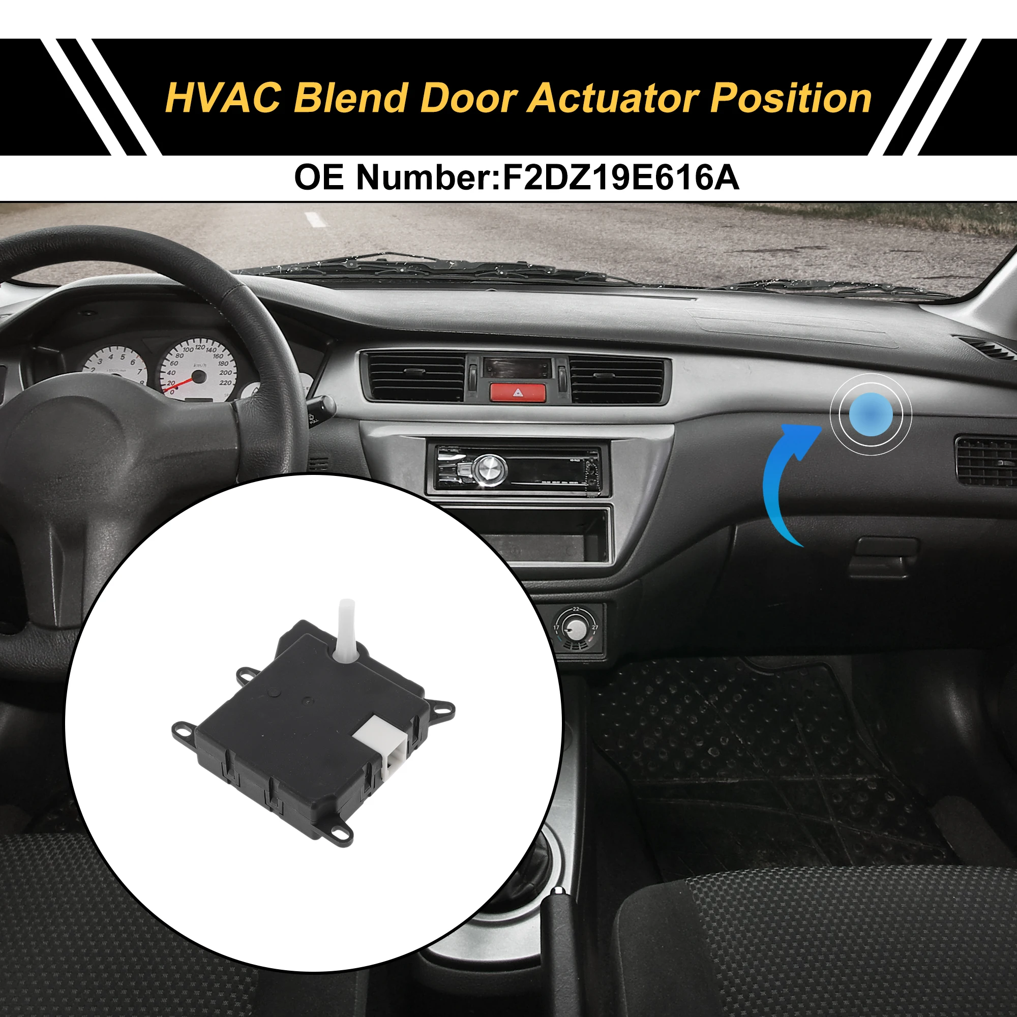 

Привод двери смеси обогревателя UXCELL HVAC для Ford Taurus 1991-1995 No F2DZ19E616A