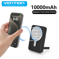 Vention 10000mAh Power Bank Magnetic Wireless PowerBank PD 22.5W Fast Charging Auxiliary Battery for iPhone 12-16 Series Pro Max