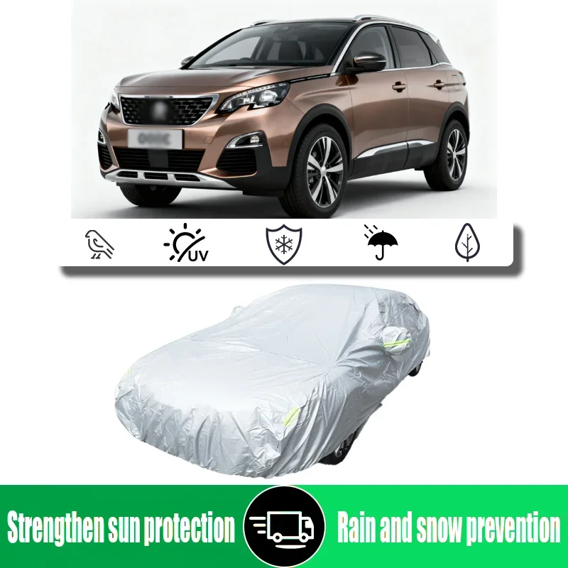 

Car outdoor car cover is suitable for Peugeot 3008 SUV anti-ultraviolet indoor sunshade, rain, snow and dust