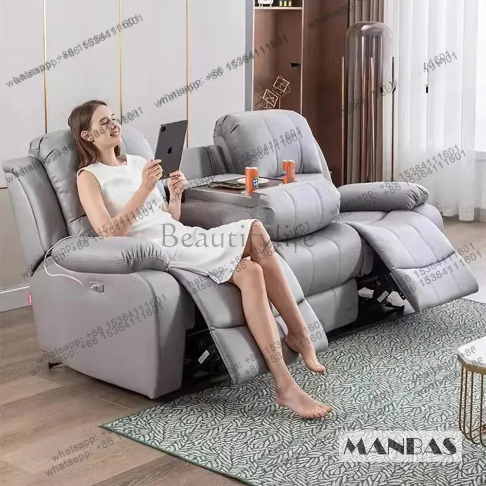 Genuine Leather Manual Electri - огляд і ціна Home Cinema Couch