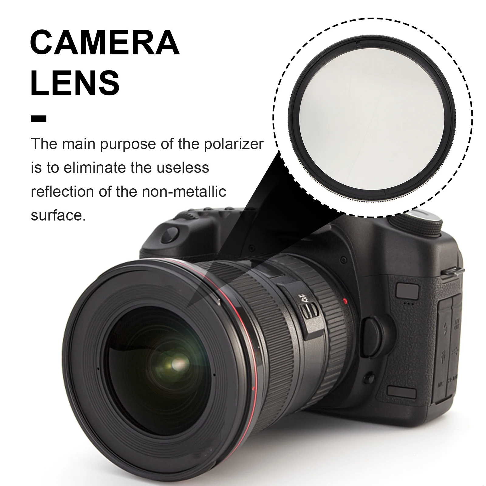 

3Pcs Camera Polarizer Cpl Lens 55mm Universal Clear Reflection Filter Photography Landscape Beautify Camera Lens
