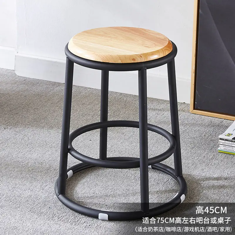 Light luxury bar chairs, coffee shops, high stools, bar stools, barber shop front desk, KTV high stools, beauty salon stools