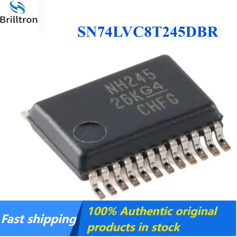10-100PCS SN74LVC8T245DBR SSOP-24 8-bit Dual Power Bus Transceiver Chip Brand New Original in Stock , Fast Shipping.